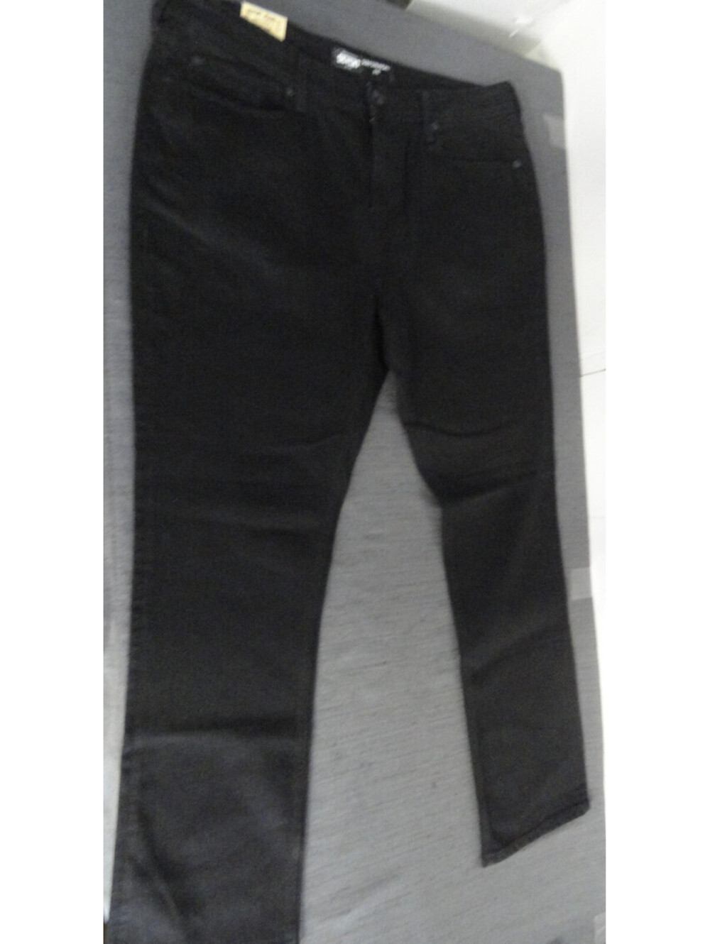 NEW SEVEN7 PREMIUM DENIM SLIM STRAIGHT FIT SN1955H3 RINSE BLACK JEANS PANT 38x32